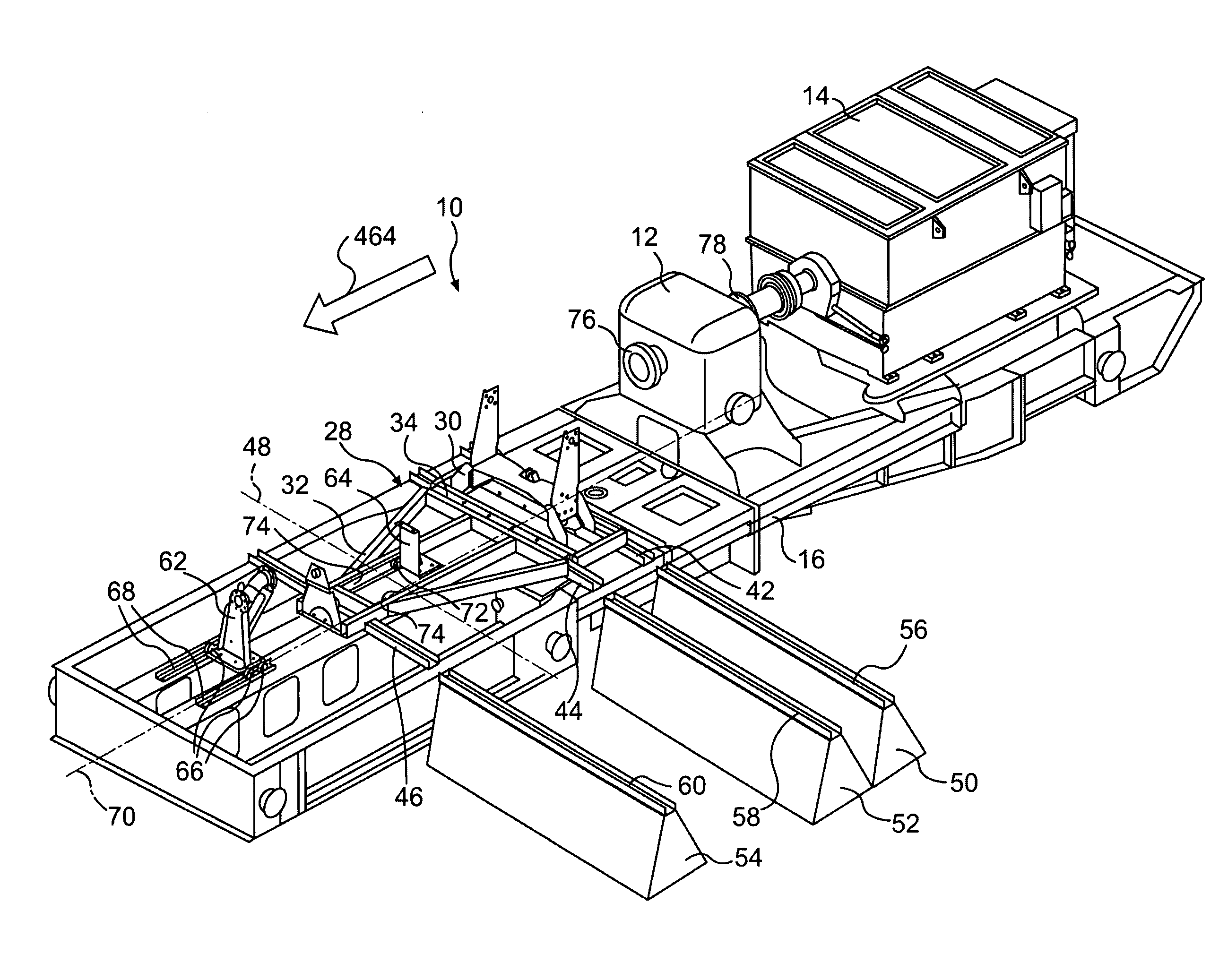 System for supporting and servicing a gas turbine engine