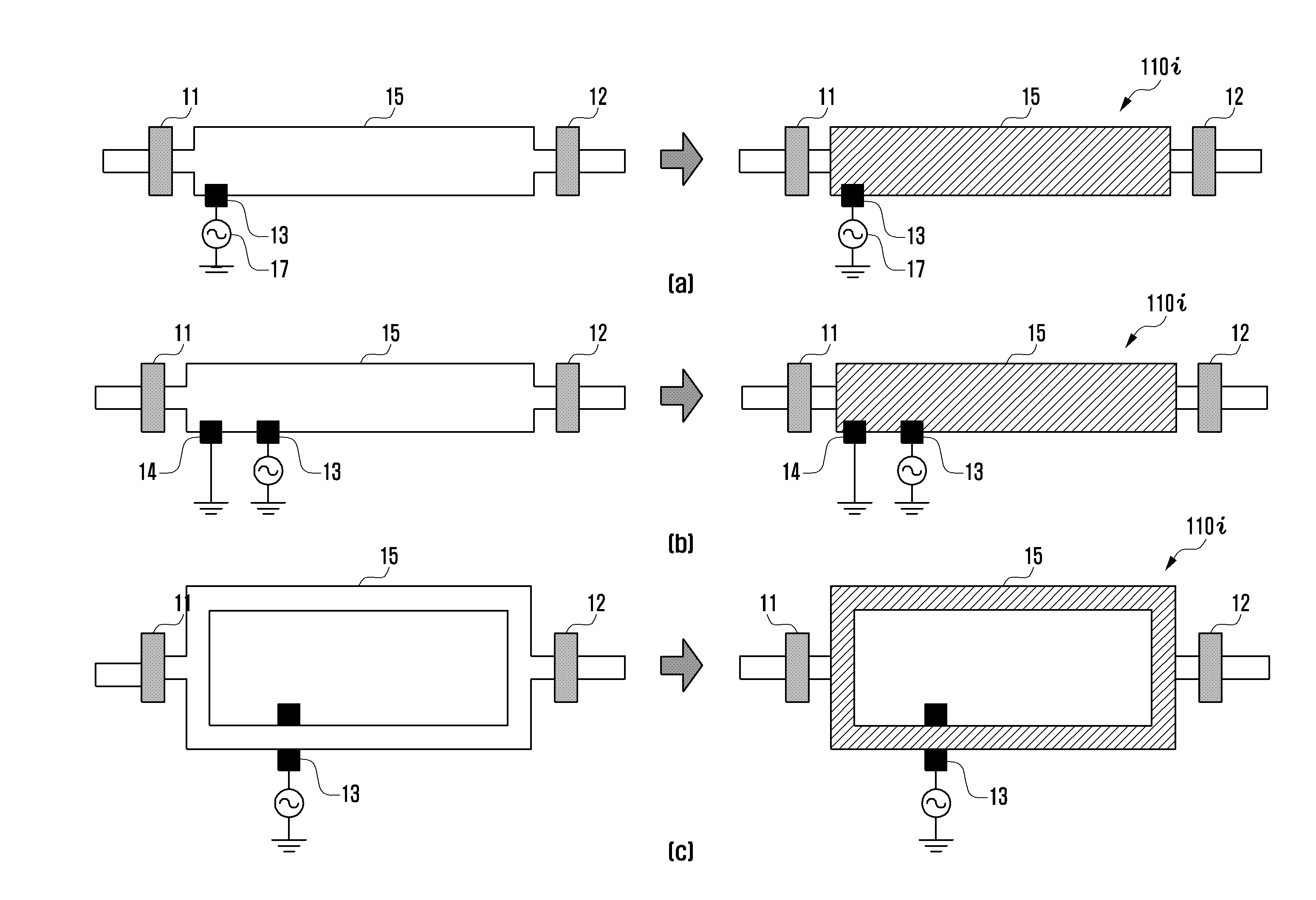 Antenna using liquid metal and electronic device employing the same