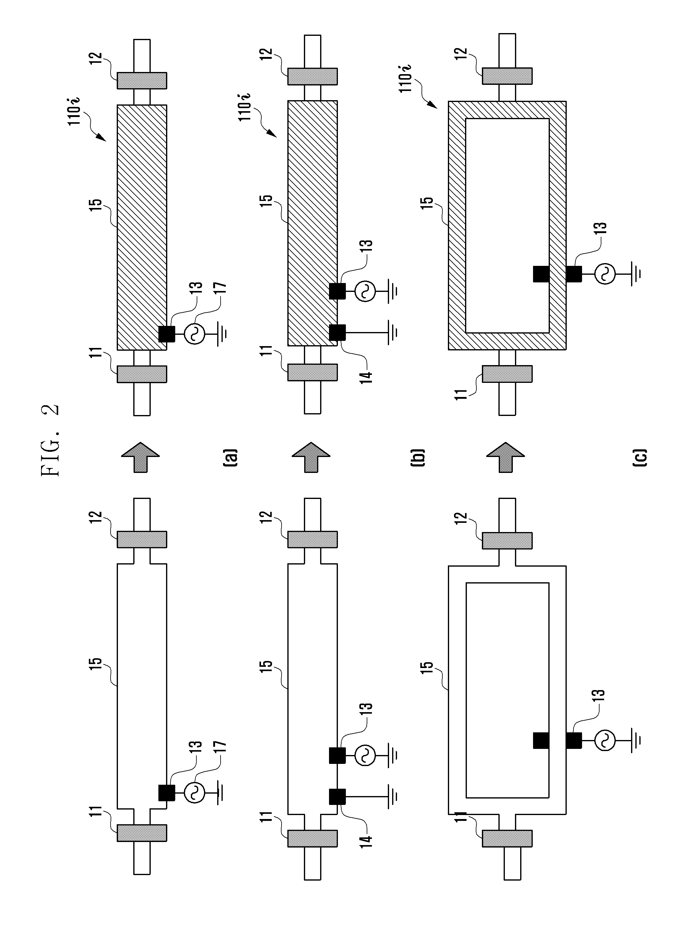 Antenna using liquid metal and electronic device employing the same