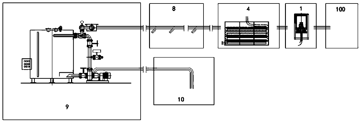 Airport ground vehicle-free service system