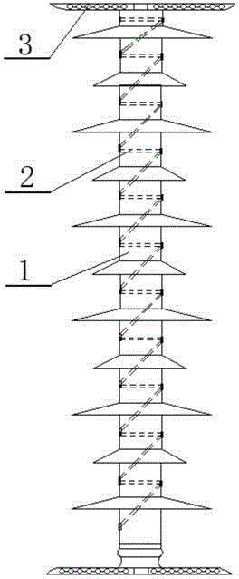 An Insulator String Against Graphite Bomb Damage