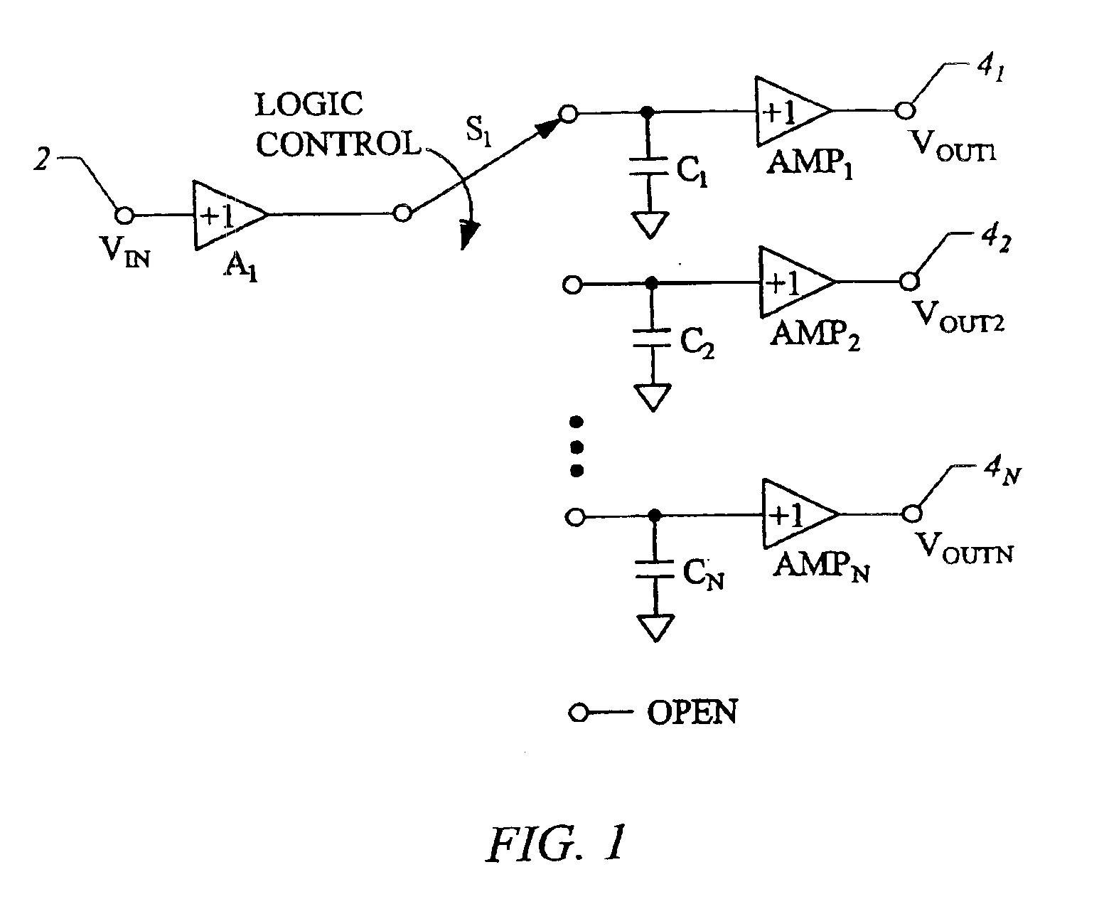 Analog demultiplexer