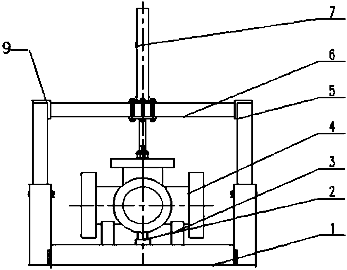 Fast clamping device for valve machining