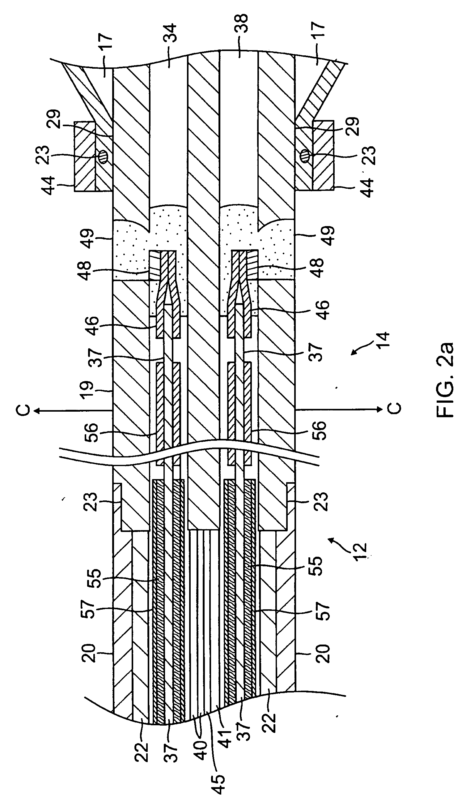 Catheter with protective barrier member