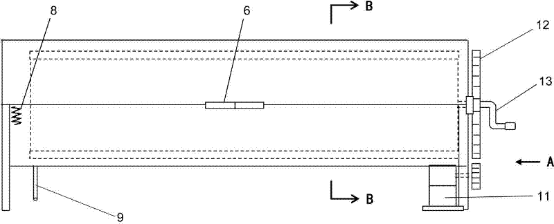 A drum type kitchen waste aerobic fermentation treatment device