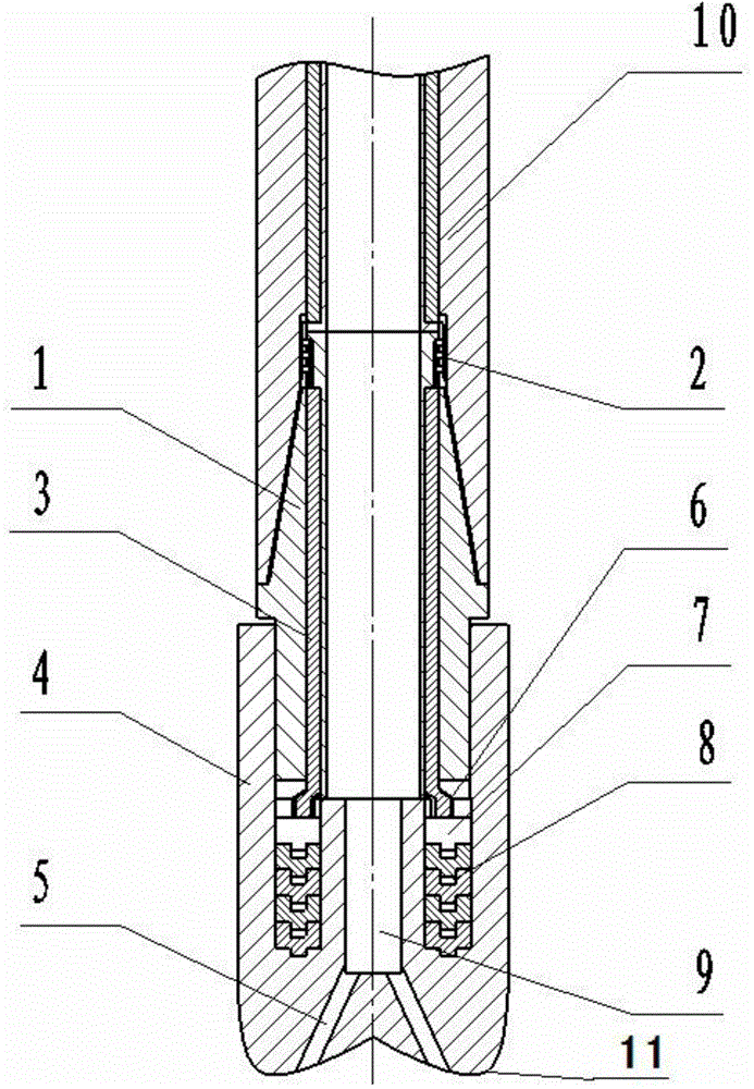 Electrical heat energy-mechanical energy comprehensive rock breaking drill