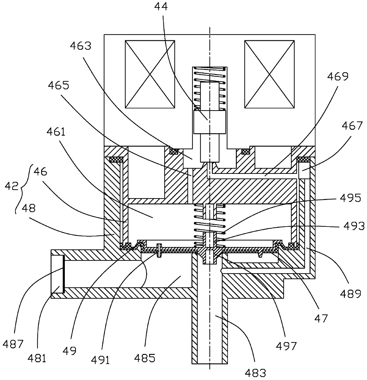 A deodorant floor drain device