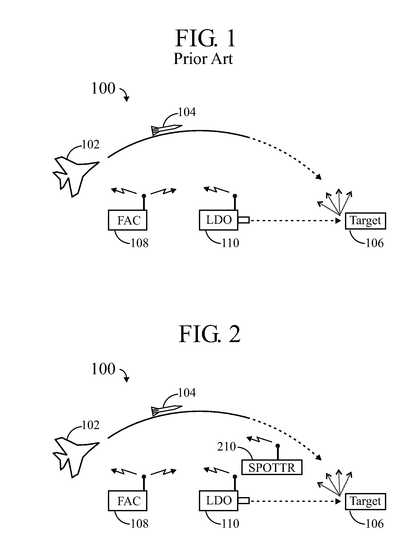 Laser spot tracking with off-axis angle detection