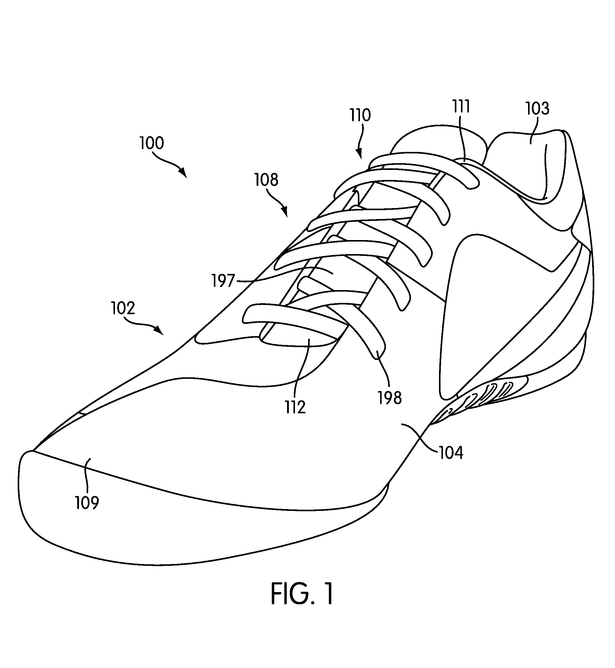 Article of footwear for soccer