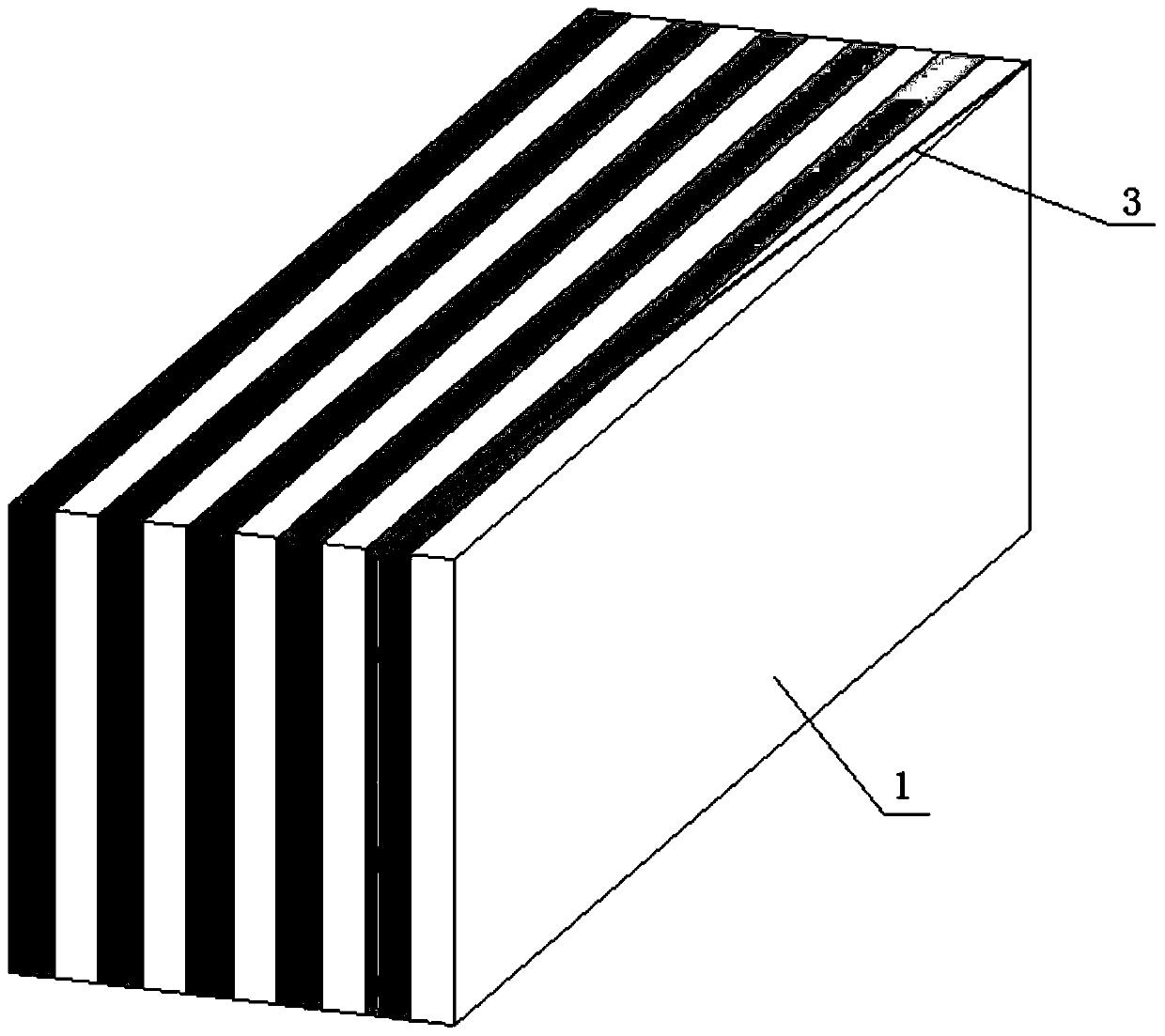 Manufacturing method of horizontal ultra-wide multi-color texture recombined decorative veneer