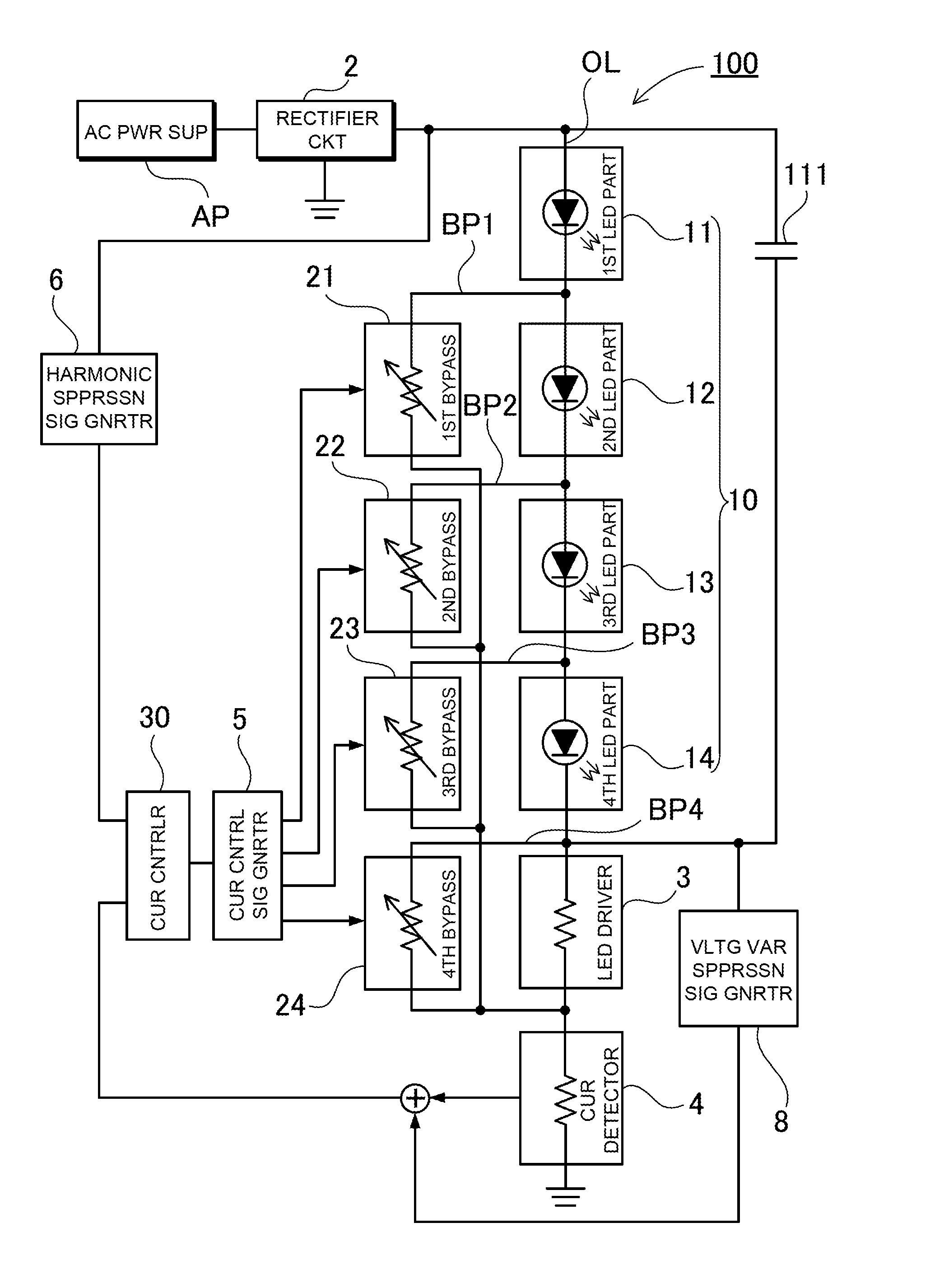 Light-emitting diode driving apparatus