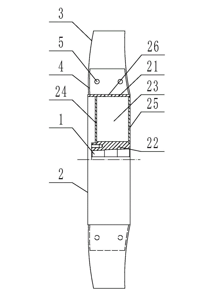 Impeller of axial-flow type heated-air circulation fan