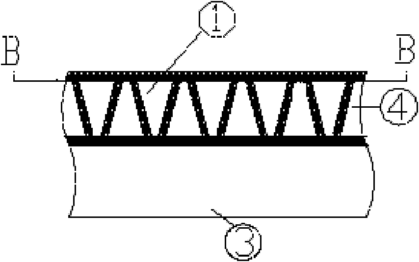 Device for eliminating influences of bubble jet flow in cabin-section underwater explosion experiment