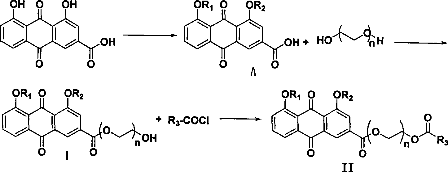 Synthesizing method and use of bone-targeted antiphlogistic medicament