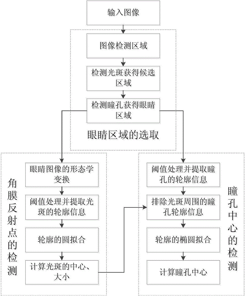 Standardized eye image based eye gaze tracking system and method