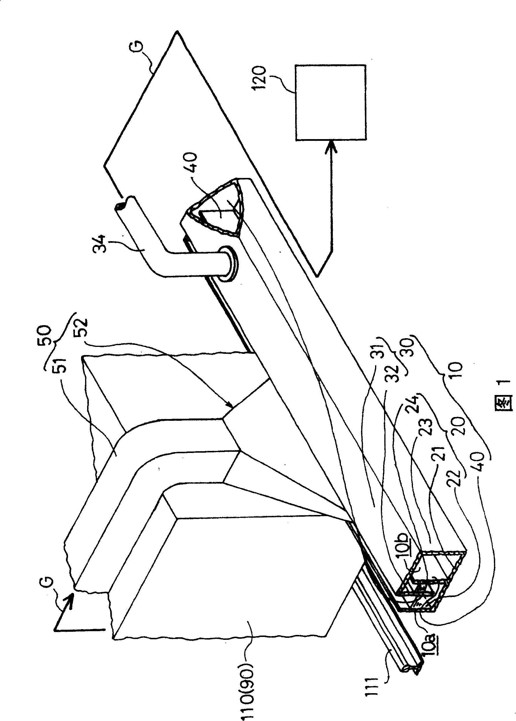 Liquid sealed connecting pipe