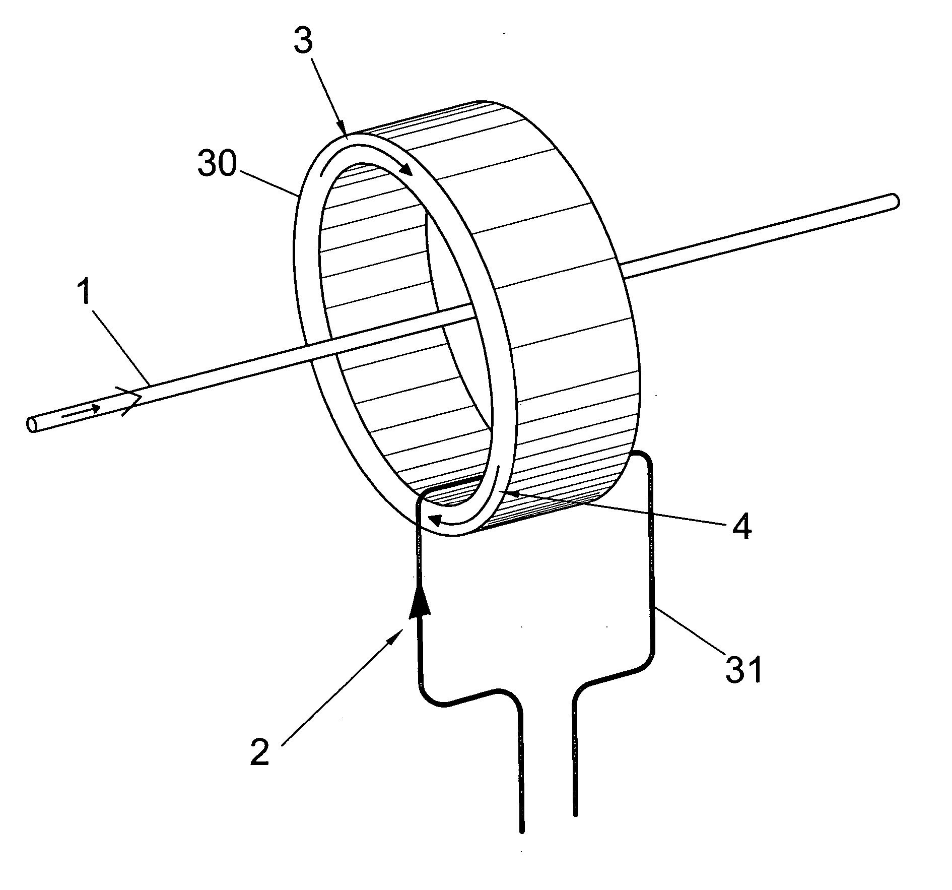 Process and device for compensating the low frequency magnetic field in an inductive signal coupling unit