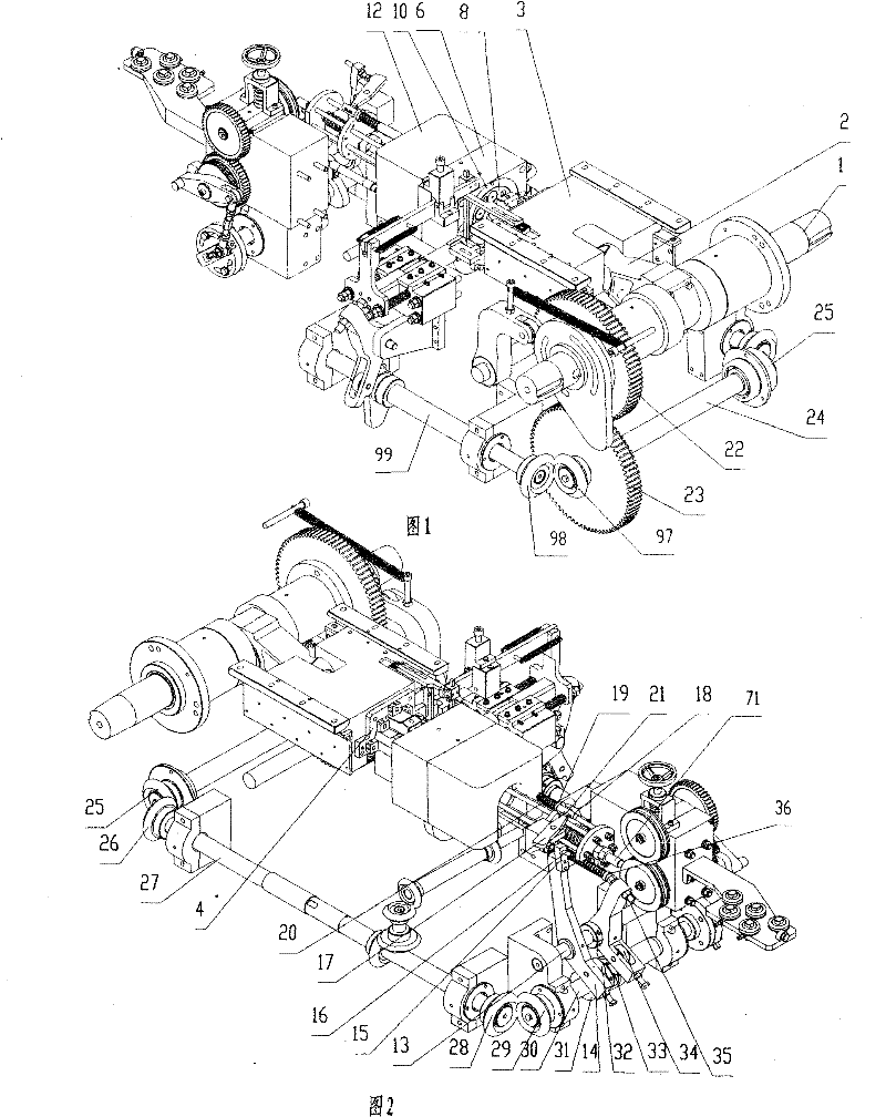 Cavity die rotating upsetter and operating method thereof