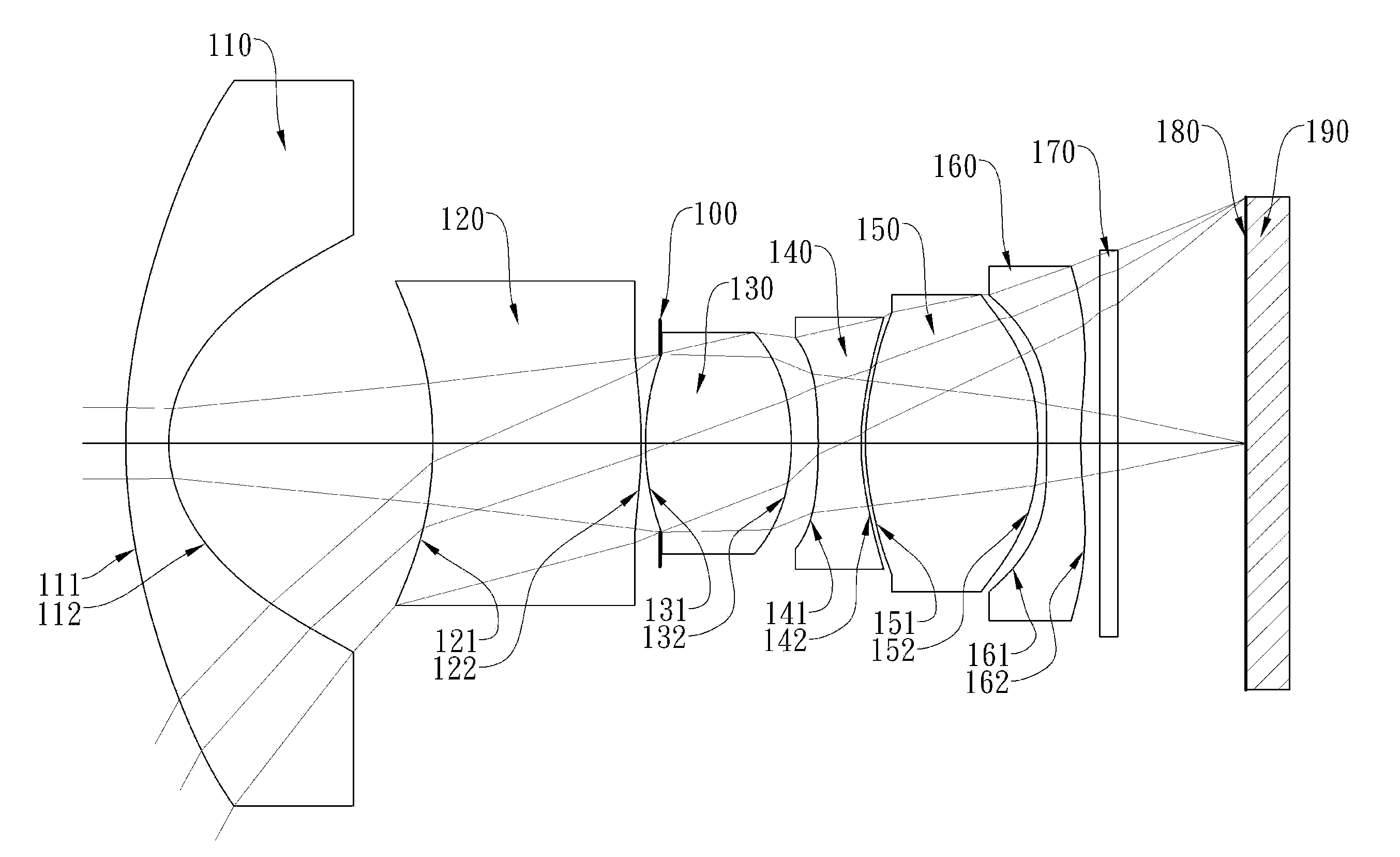 Imaging lens assembly, imaging device and vehicle photographing device