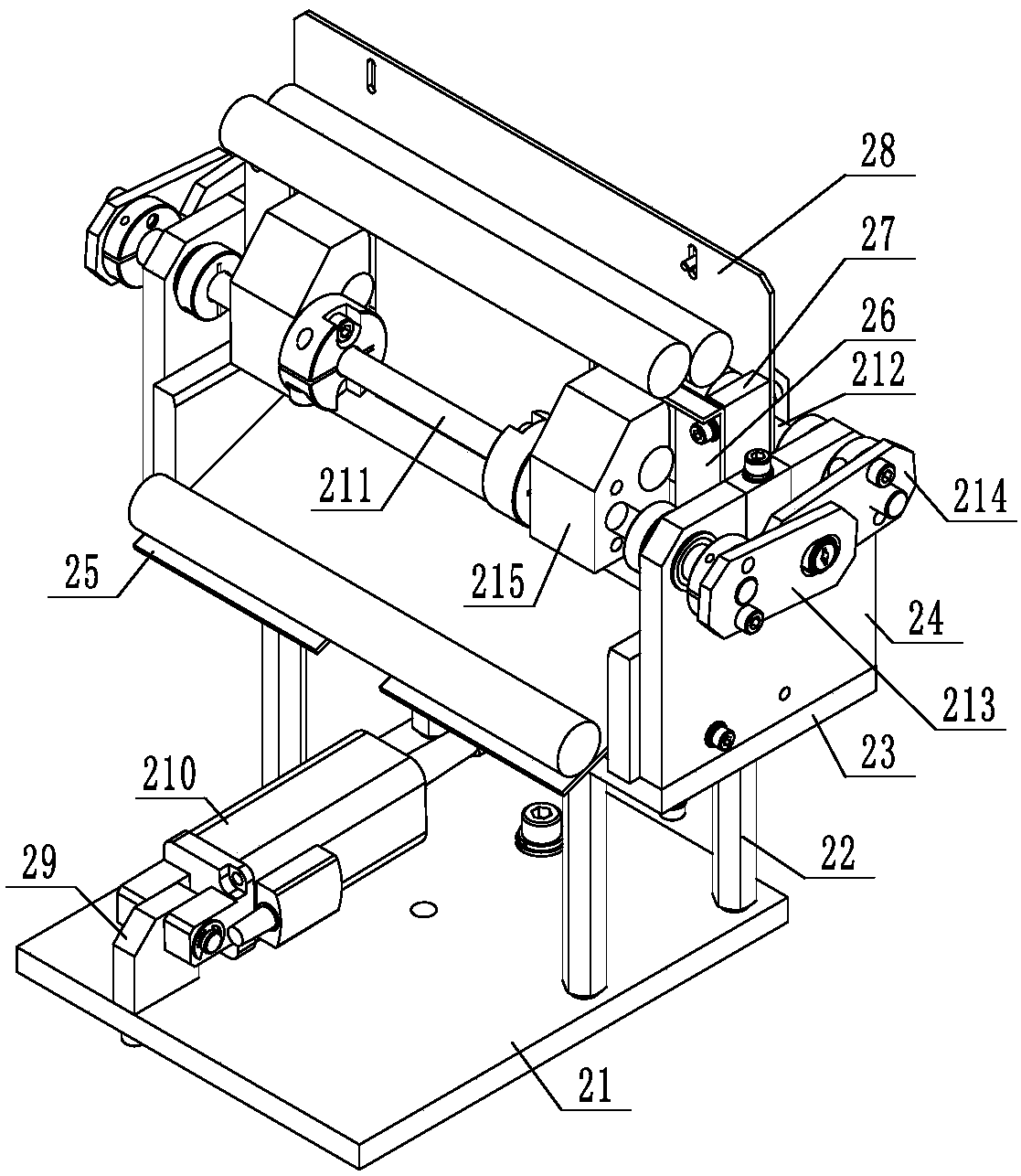 Automatic treatment fermentation facility for livestock and poultry breeding manure