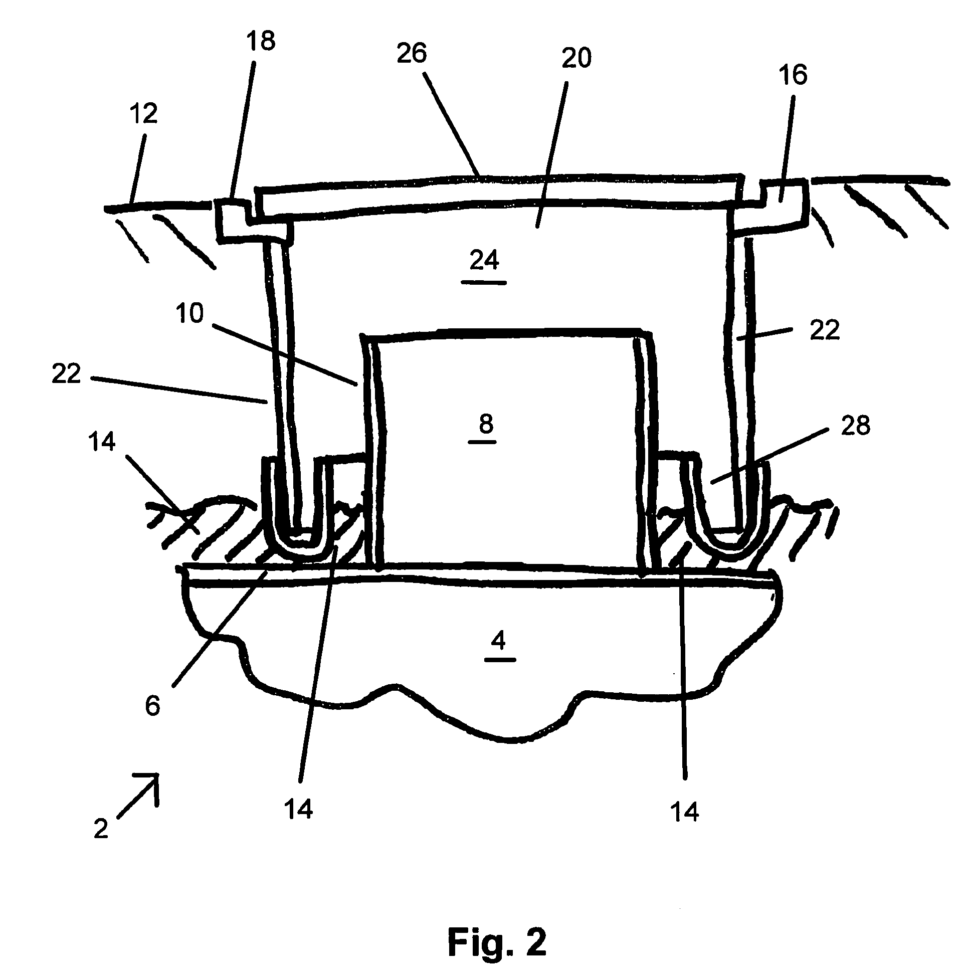 Underground storage tank with sediment trap