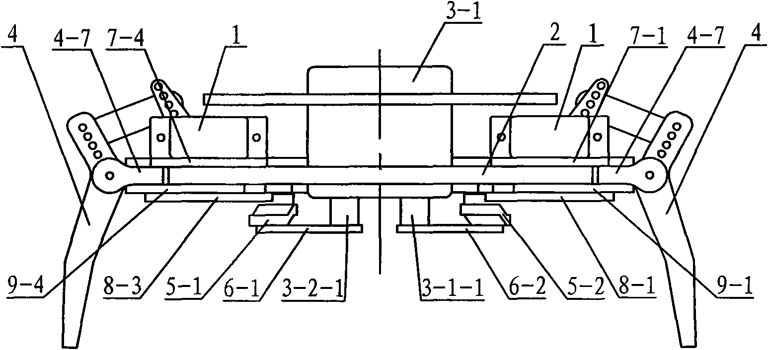 Six-foot crawling robot