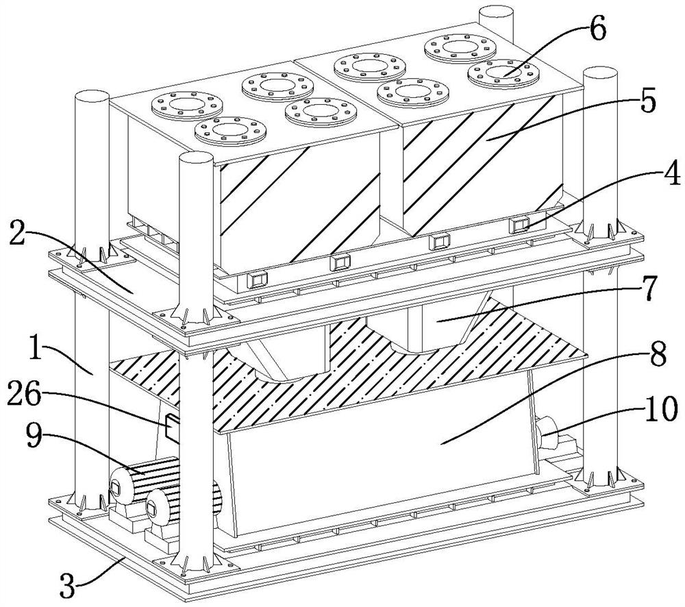 Full-automatic production line for mortar