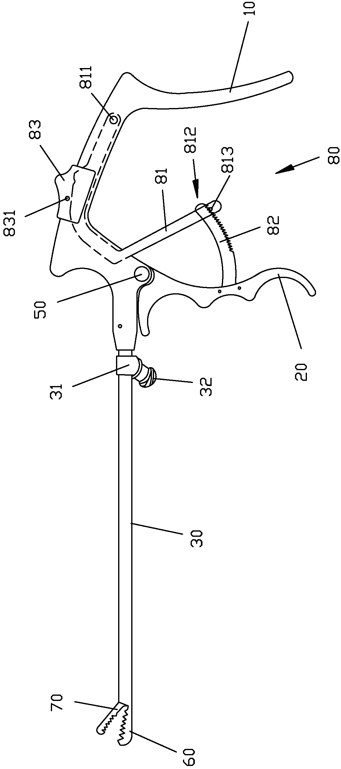 Meshing pincers