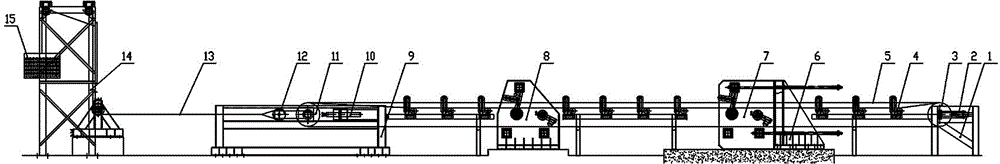 Comprehensive performance safety test system of broken belt arresting device with buffer device