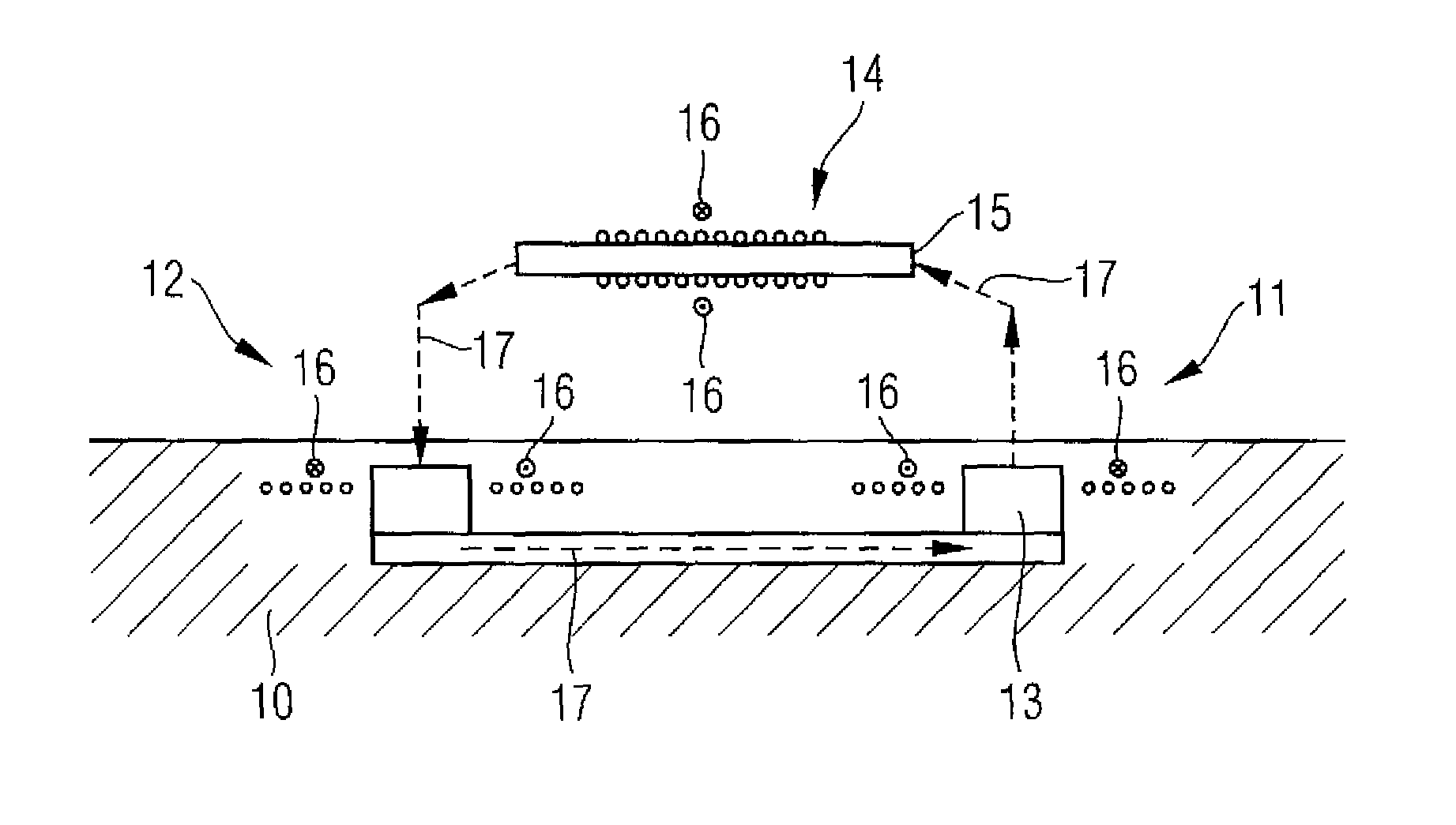 Arrangement for the inductive wireless delivery of energy