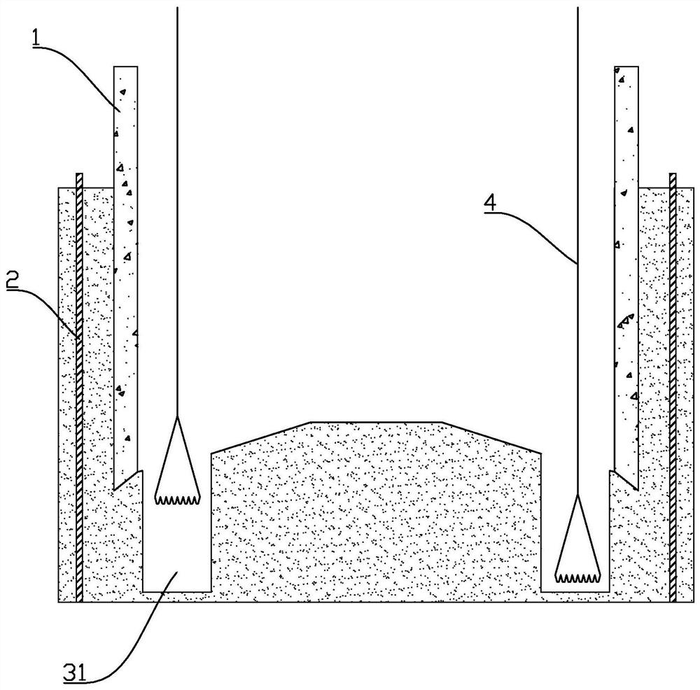 Sinking assisting construction method of open caisson