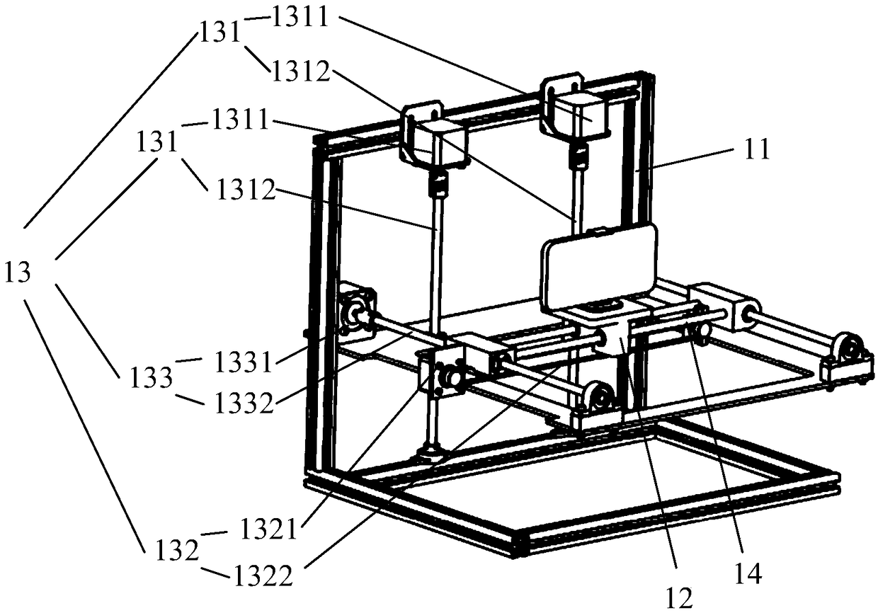 Camera test device, camera adjustment method and camera test system