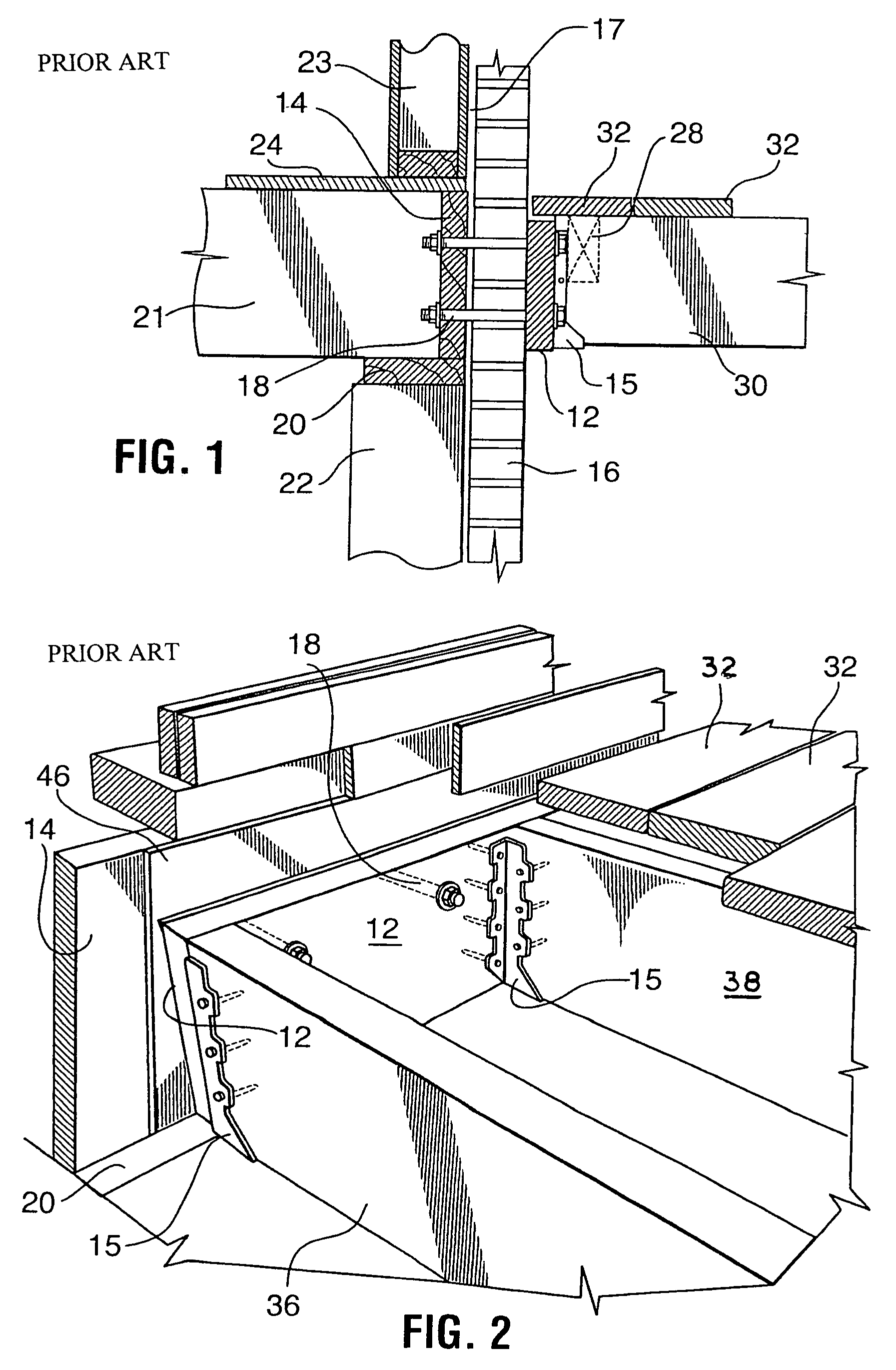 Brick veneer header bracket