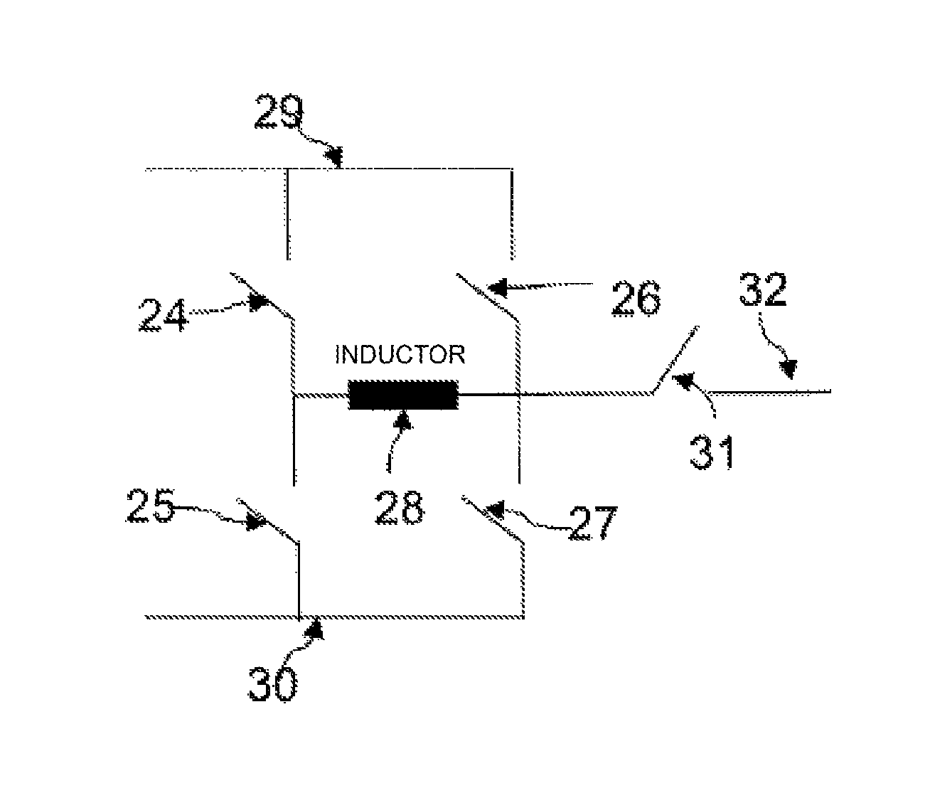 Method and arrangement for efficiently generating current with a high rate of change