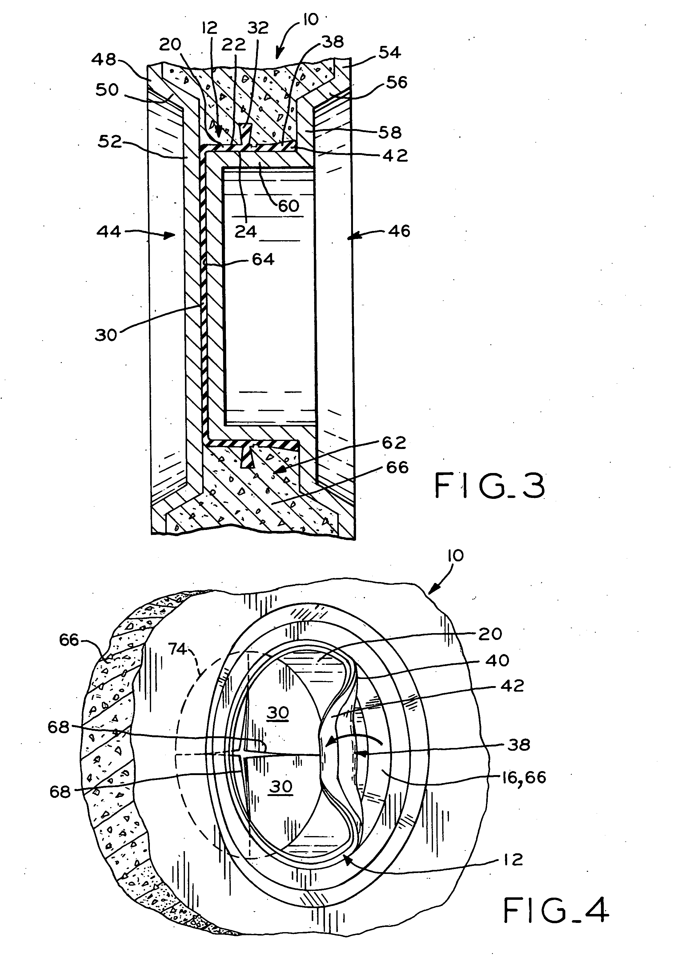 Pipe joint seal with closed end face