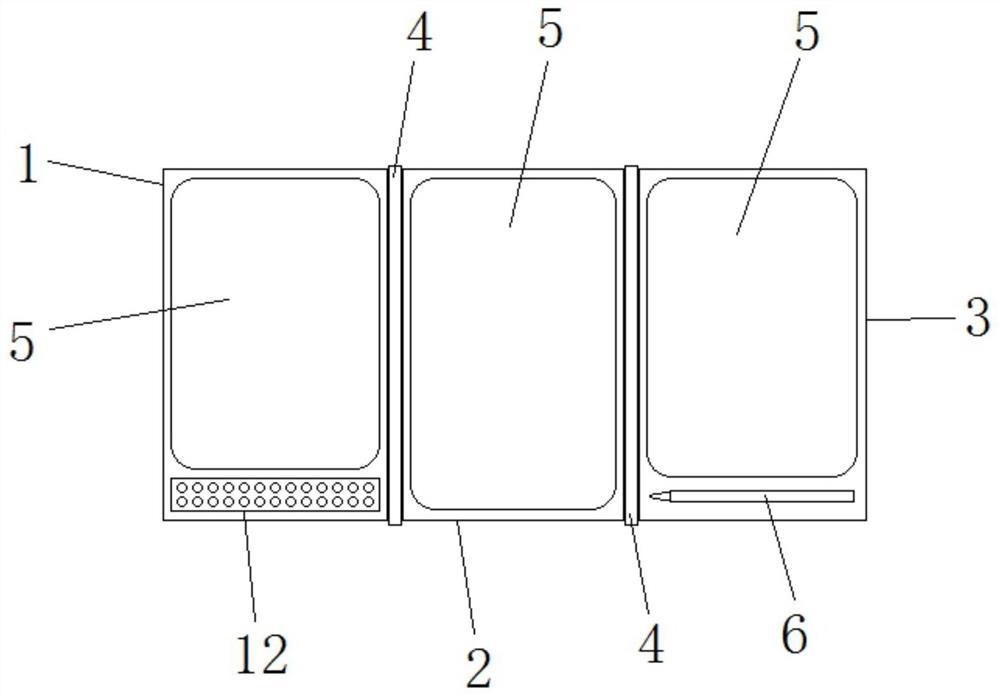 Multifunctional English major intelligent learning teaching auxiliary board