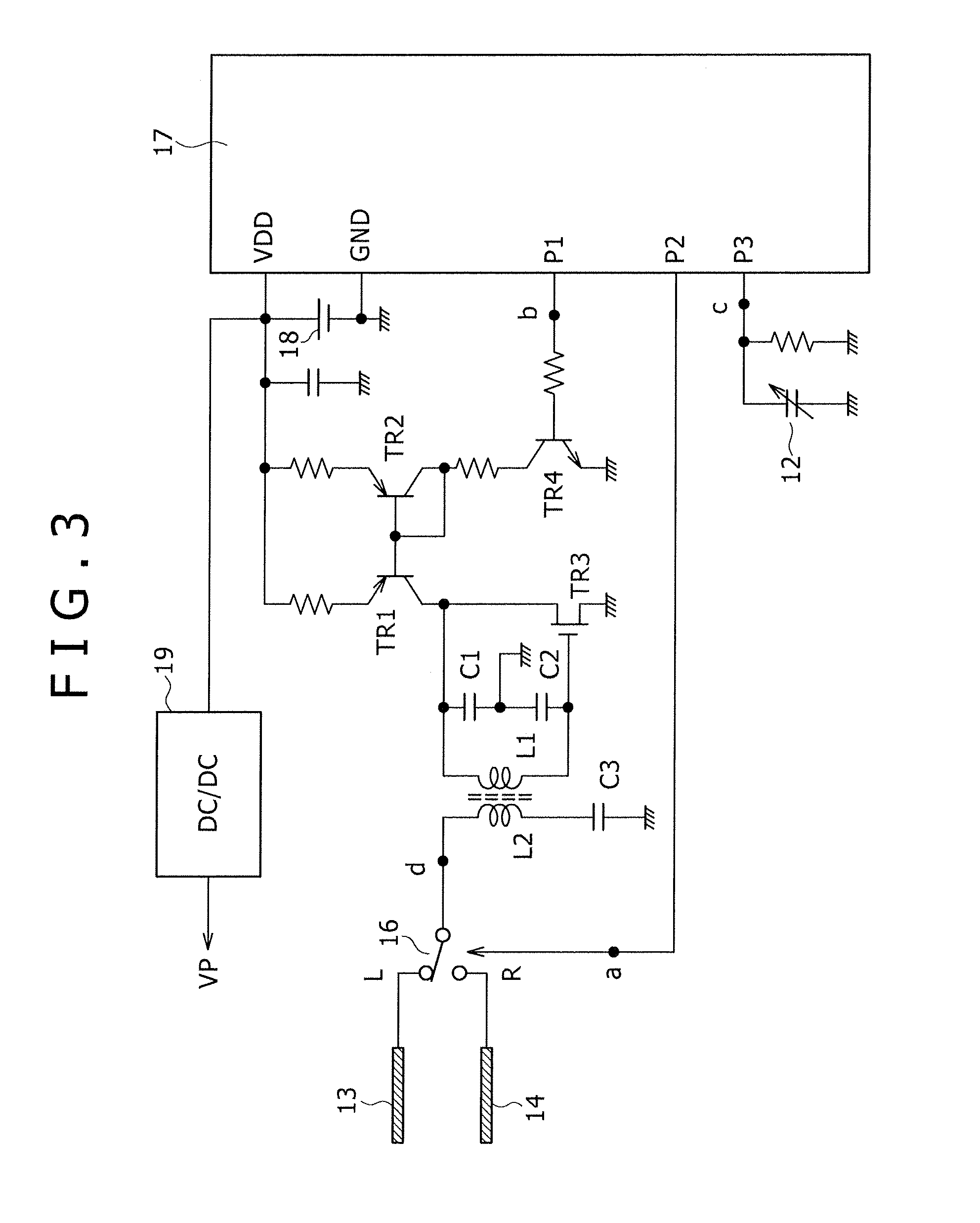 Position detecting device and position indicator thereof