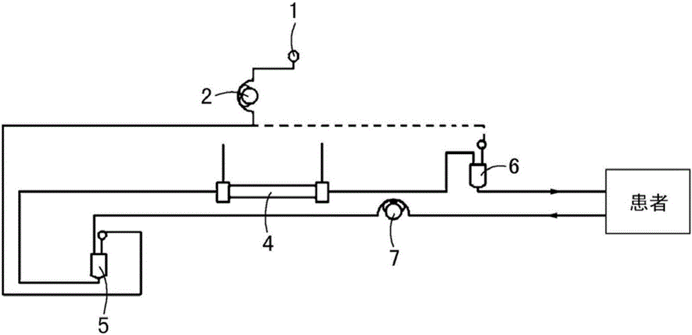 A hemodiafiltration machine capable of performing pre- and post-replenishment at the same time