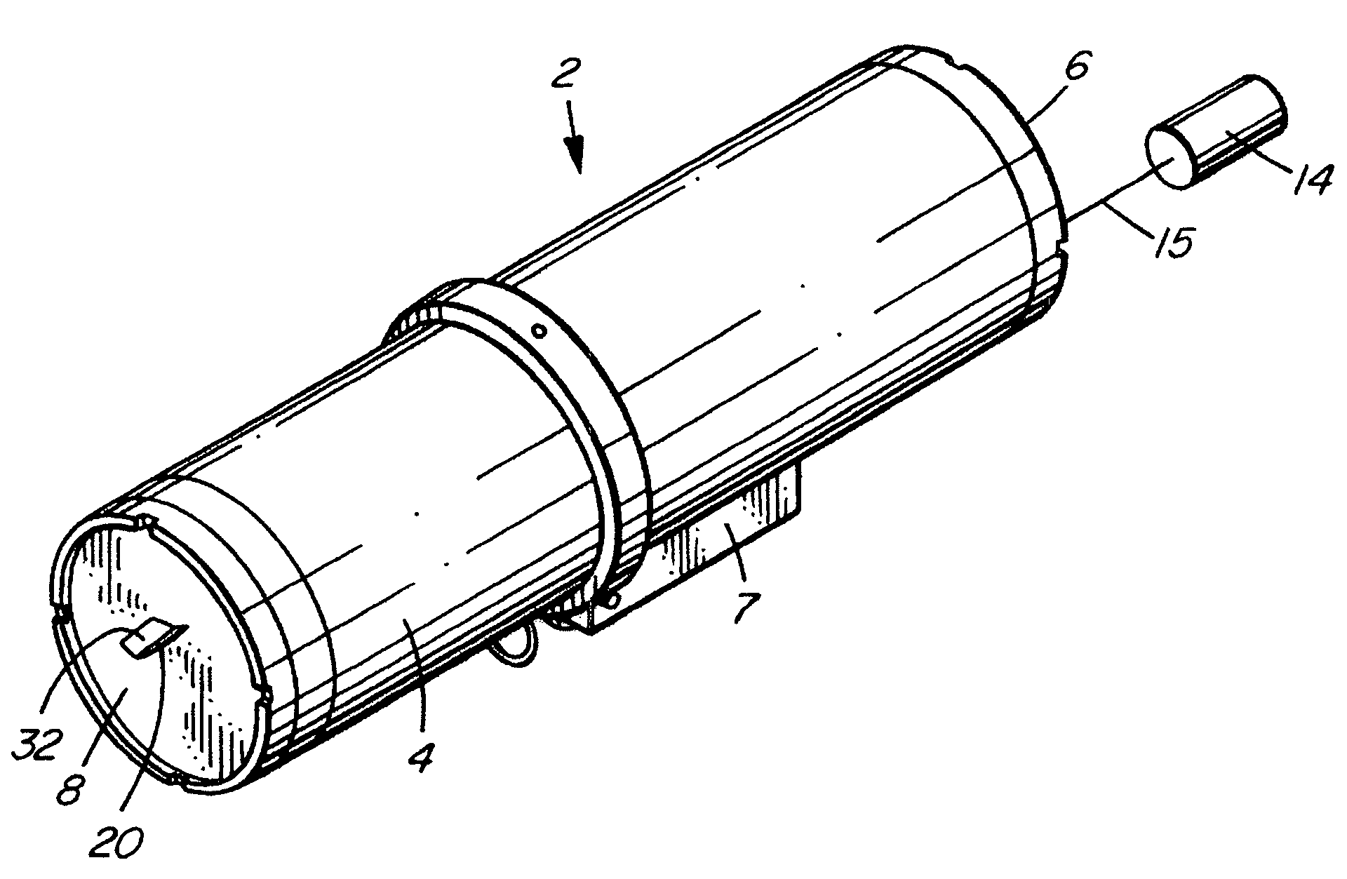 Camera housing with self-cleaning view port