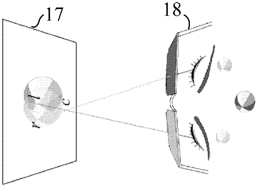 Three-dimensional projection display system based on liquid crystal polarization rotation