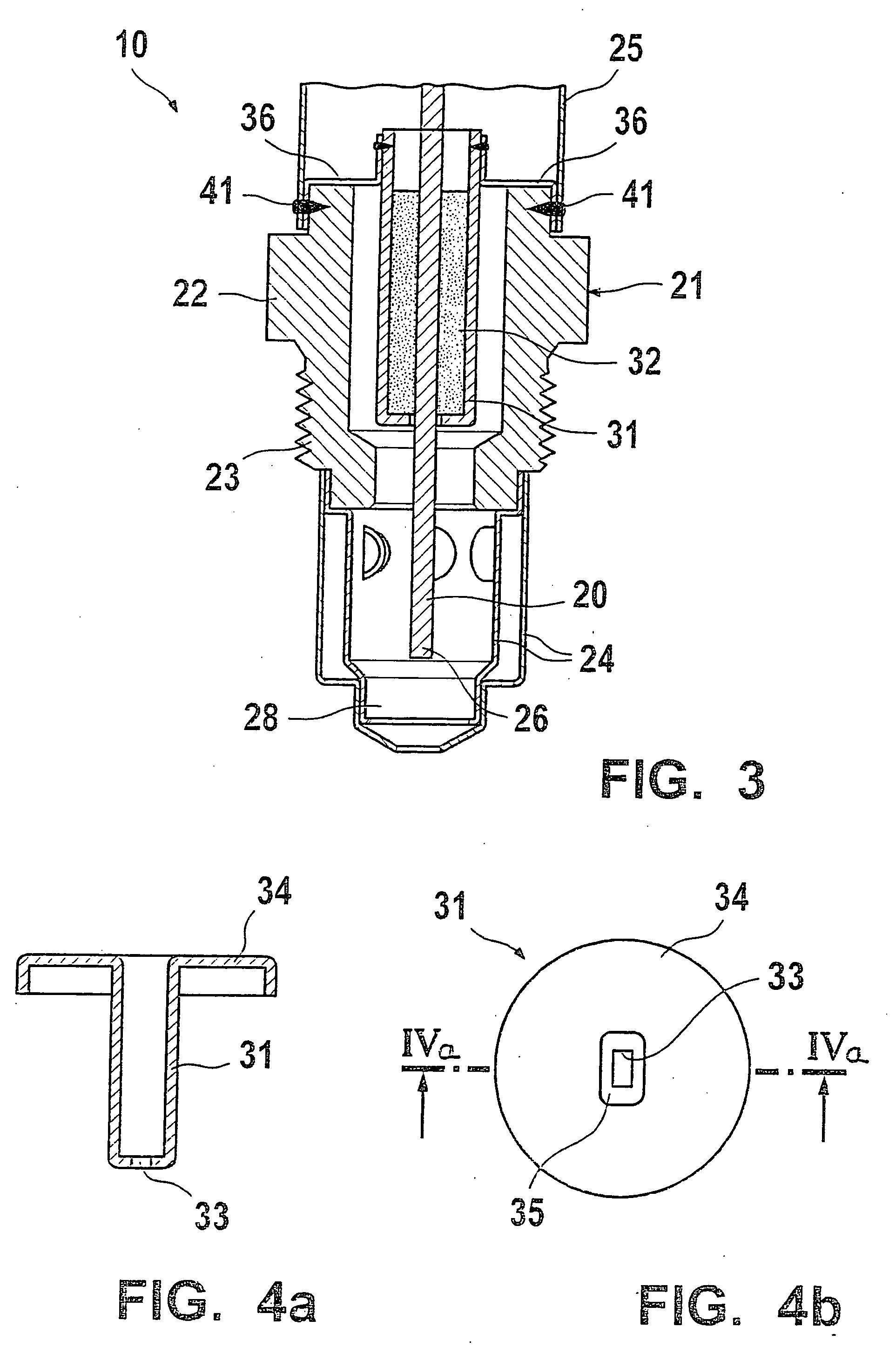 Gas sensor and method for production thereof