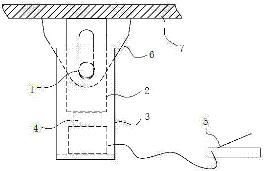 Marine suspension ring load testing device