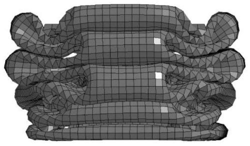 Active control method for inducing energy absorption of thin-walled pipe fittings