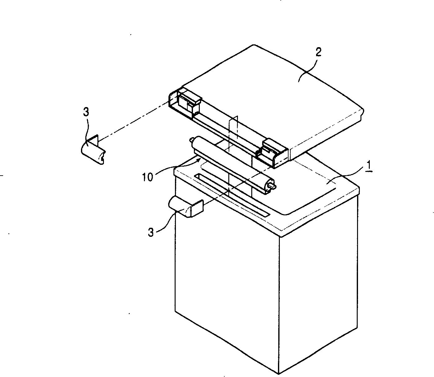 Hinge device for kraut refrigerator