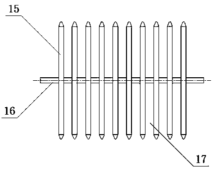 Swing pipe machine for spools