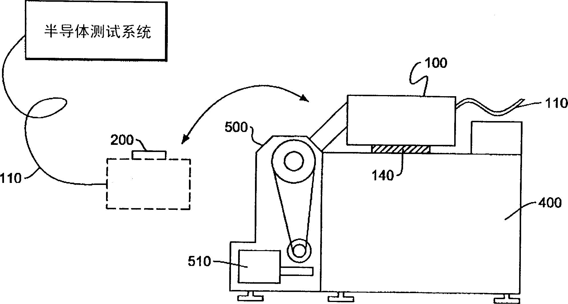 Contact structure having contact block