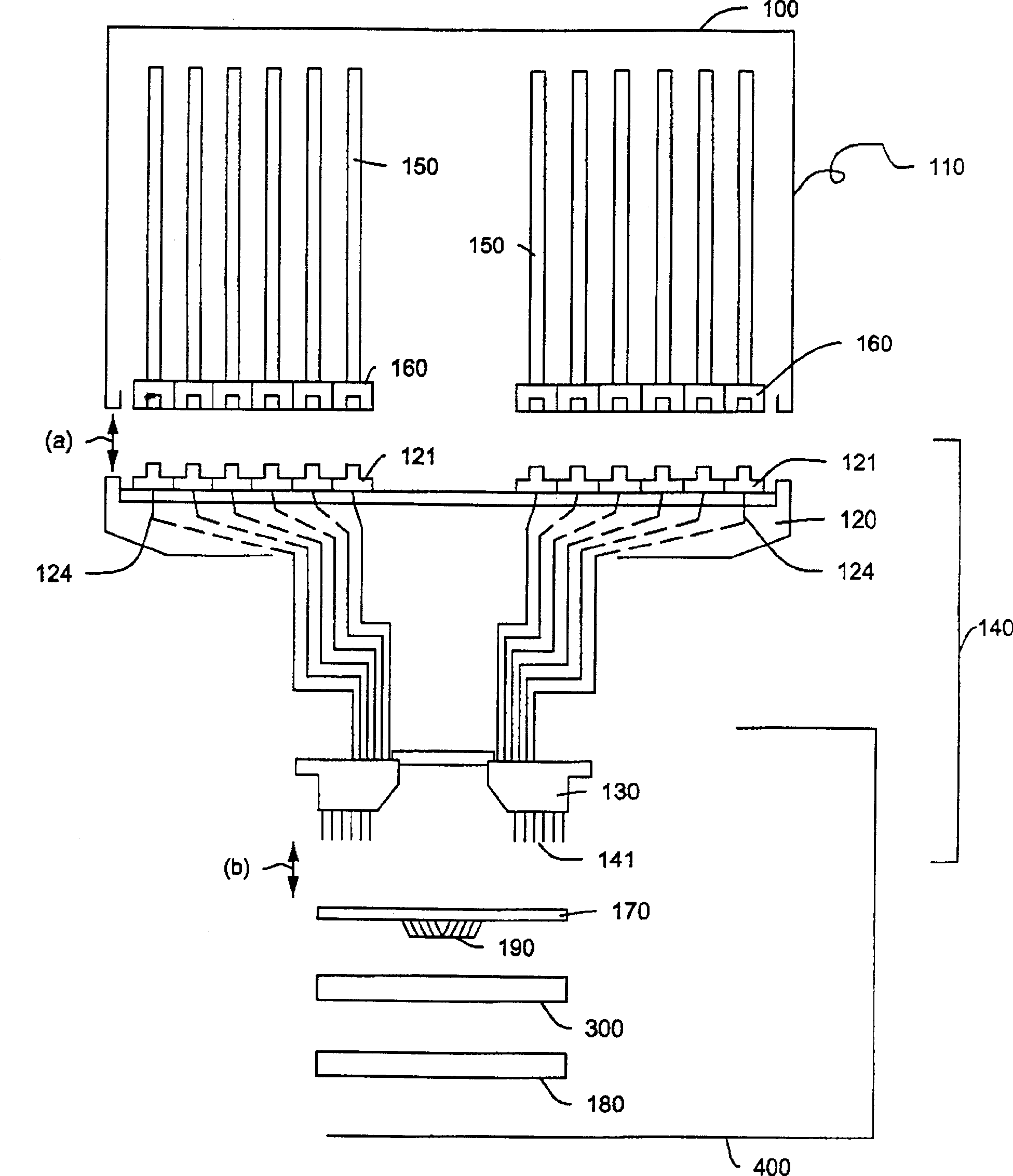 Contact structure having contact block