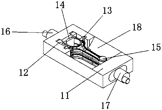 Fixture device for laser processing of connecting rod cracking groove