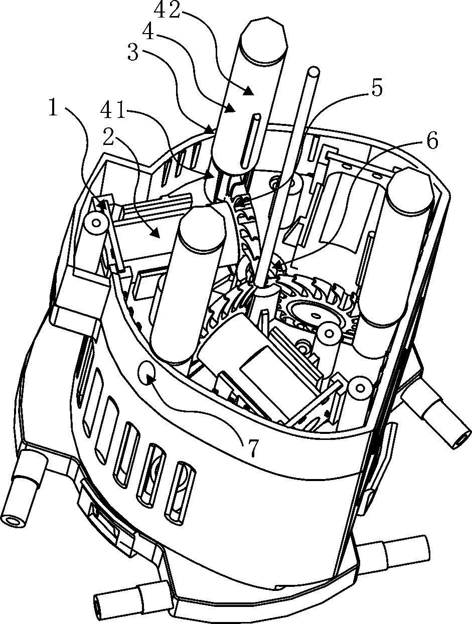 A 3D printer color printing device and color printing method