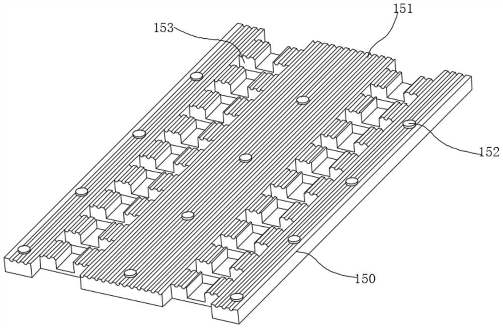 Combined prefabricated ballast bed suitable for shock absorption and noise reduction of railway tunnel